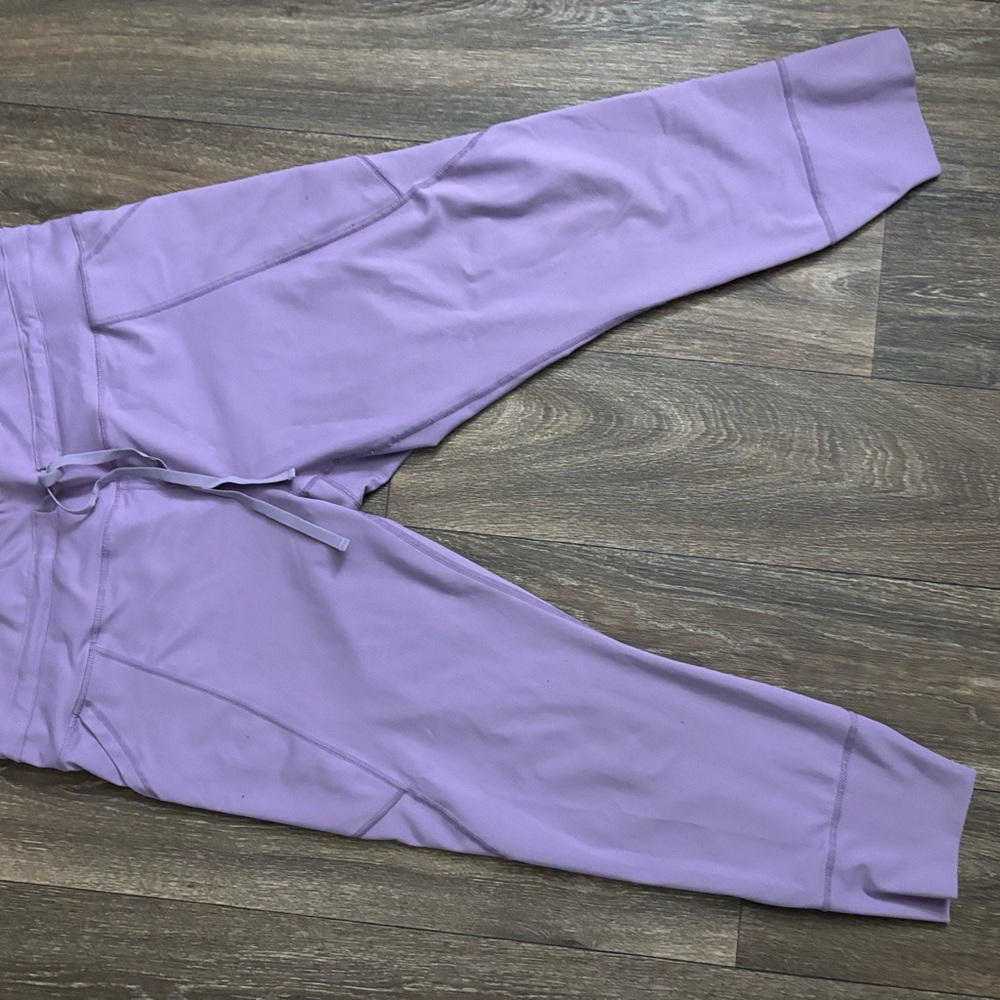 Avia Purple Leggings with Full Length Design and Stretchy Material